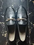 Used Versace Black Crocodile Skin Boots - 2