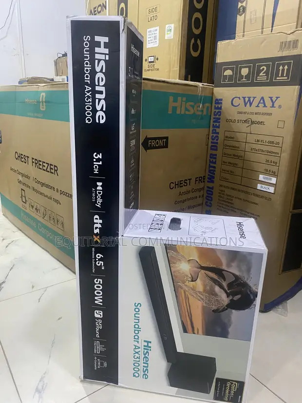 Hisense AX3100Q 500W Wireless Soundbar System - 1