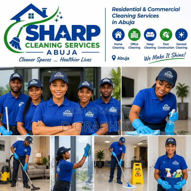Sharp Cleaning Services Abuja - 1