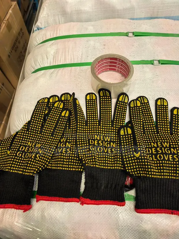 Dotted Hand Gloves - 100% Cotton - 1