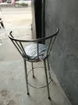 Babban Kujerar Bar Ta Bakin Karfe - 3