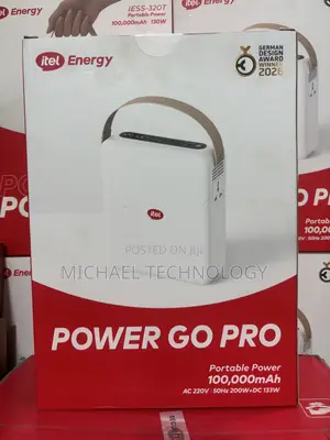 Itel Energy Power Go Pro IESS-320ACT Portable Power Station
