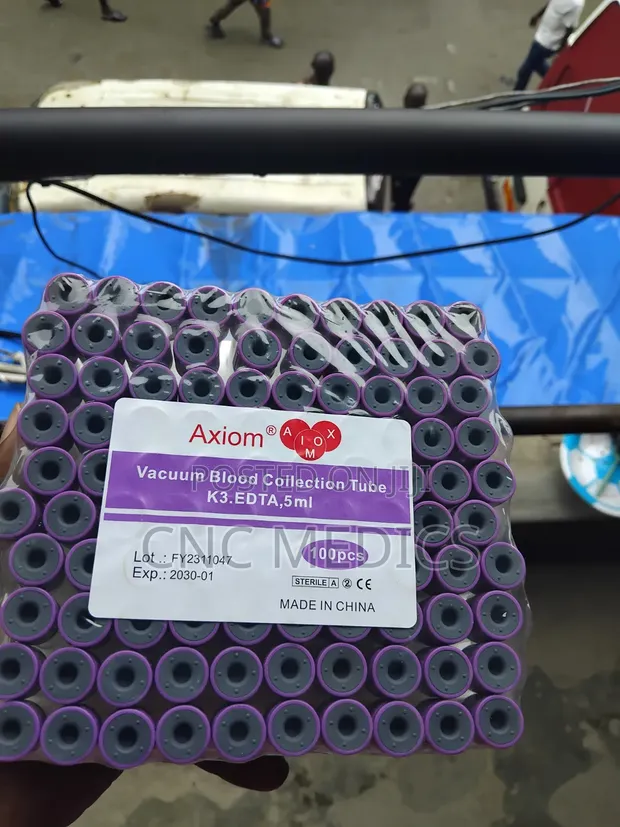 Vacuum Blood Collection Tube (K3.EDTA, PET, 5ML) - 1