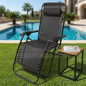 Brand New Foldable Reclining Chair - Brown