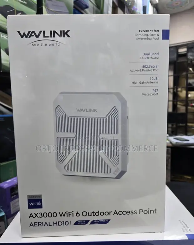Wavlink AX3000 WiFi 6 Outdoor Access Point AERIAL HD10 - 1