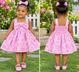 Children's Pink Cotton Dress - 1