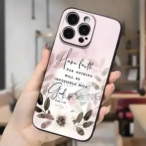 Anti-Slip Bible Faith Case for iPhone 16 Pro Max