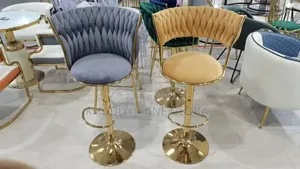 Height Adjustable Swivel Bar Stool - Metal Nordic Luxury