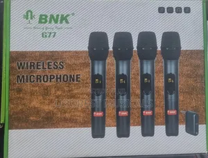 BNK G77 4-Channel UHF Wireless Microphone System