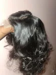 12" Human Hair Wig - Virgin - 1