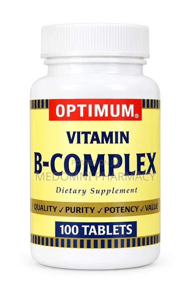 Optimum Vitamin B-Complex - 100 Tablets - 1