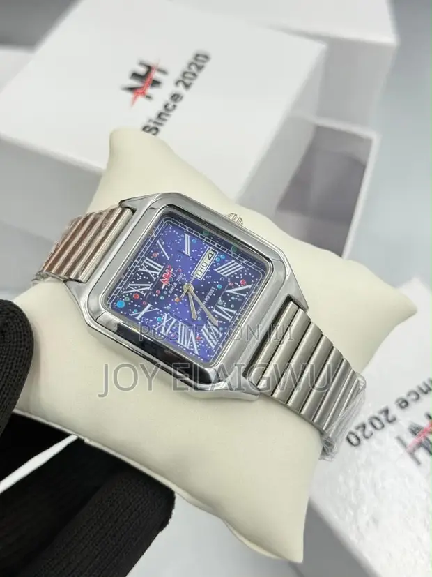 NH Square Roman Numeral Watch - Men's - 1