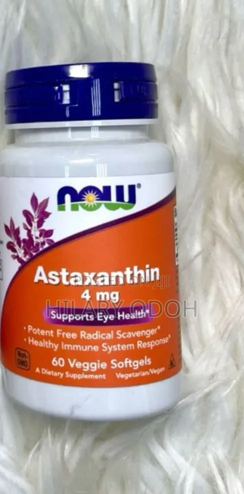 NOW Foods Astaxanthin 4mg 60 Veggie Capsules - 1