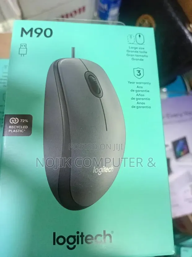 Logitech M90 Wired Mouse - Brand New - 1