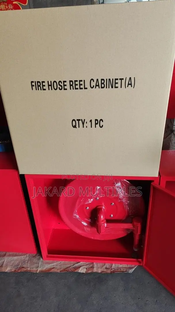 1" Fire Hose Reel with Fire Cabinet - 1