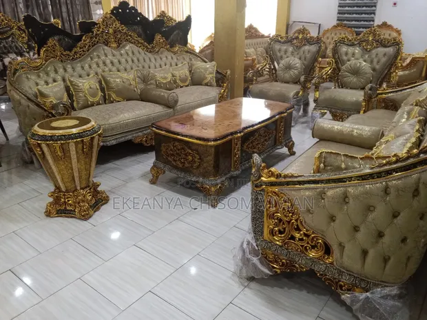 Luxury Egyptian Sofa Set (10 Seaters) - 1
