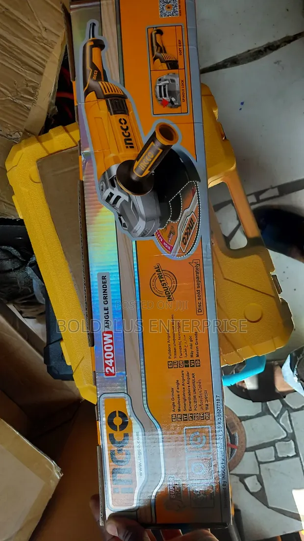 Ingco 2400W 9" Angle Grinder (AG24008) - 1