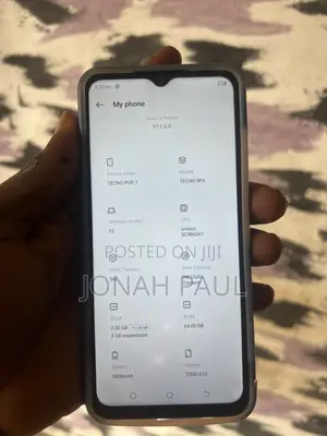 Tecno Pop 7 64GB Gray - Used