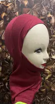 Short Hijab Cap - Mai numfashi da Elastic - 3