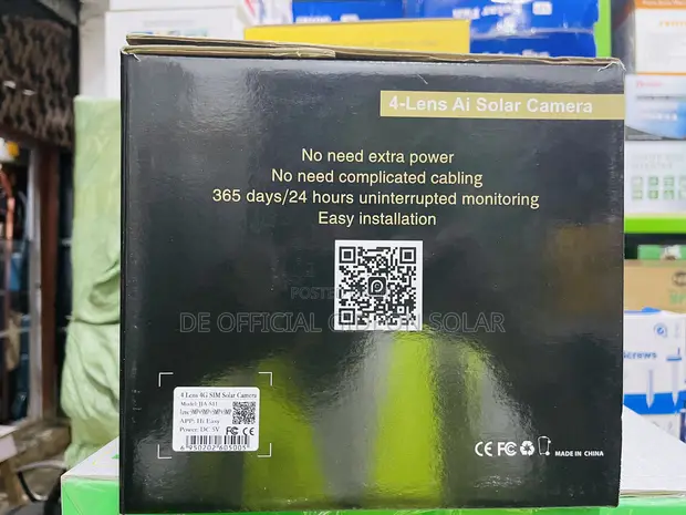 AOV 4-Lens Solar Security Camera - 1