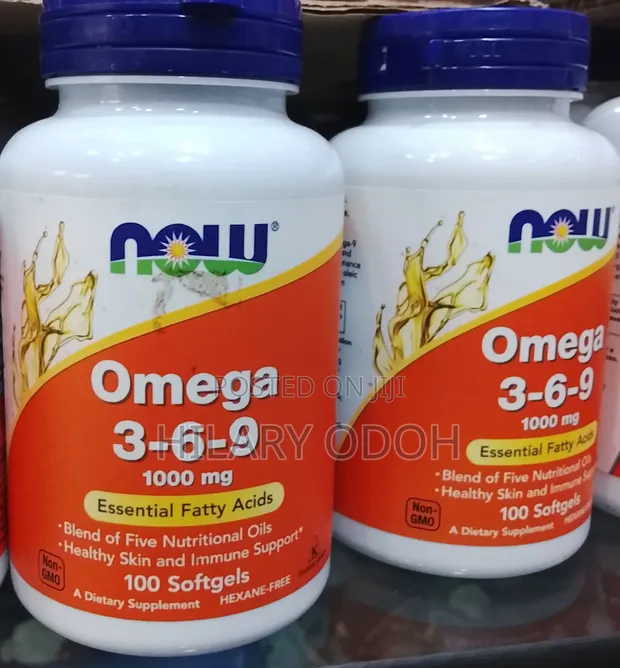 NOW Omega 3-6-9, 100 Softgels - 1
