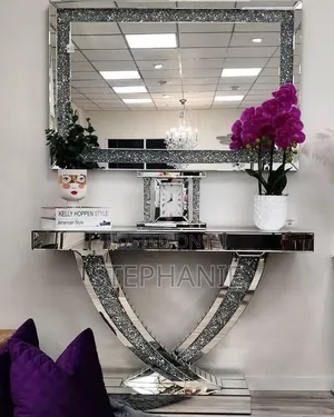 Console Mirror da Teburin Set na Alatu