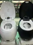 Luxurious Smart Water Closet - Matte Black & White - 2