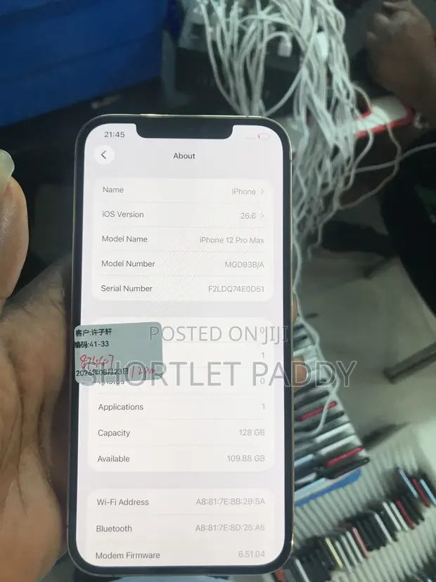 Apple iPhone 12 Pro Max 128GB Black - 1