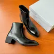 Premium Luxury Men's Ankle Boots - Zip Closure - 1