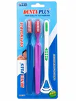 Denta Plus Extra Hard Toothbrush - Multi-Pack - 1