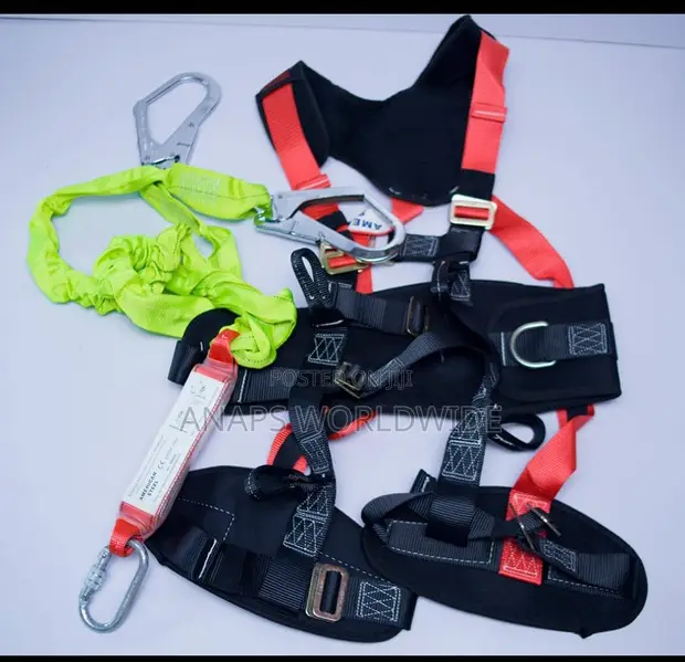 American Safety Full Body Harness for Fall Protection - 1