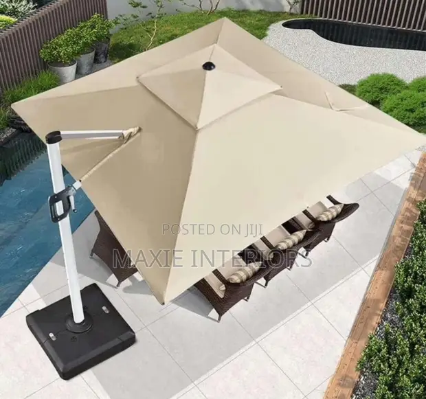 Heavy Duty Square Garden Umbrella - 1