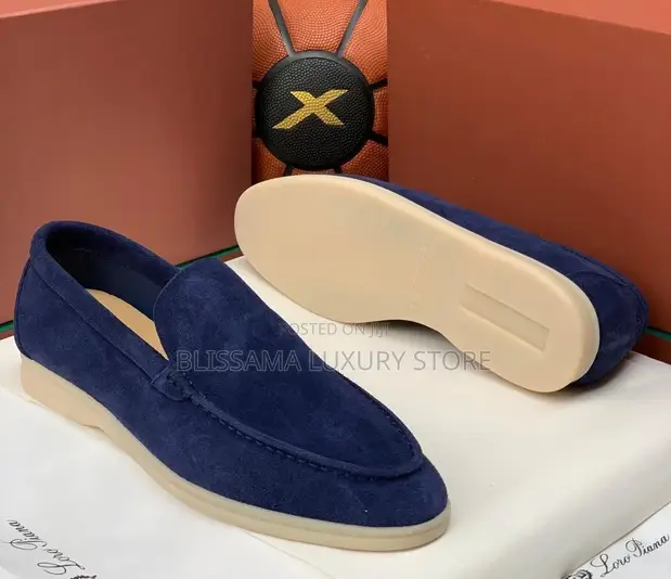 Loro Piana Premium Suede Loafers - Men's Luxury Shoes - 1