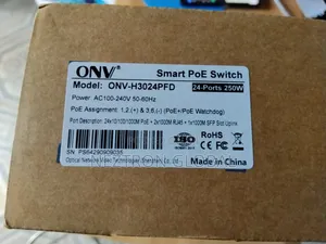 ONV H3024PFD 24-Port Gigabit PoE+ Managed Switch