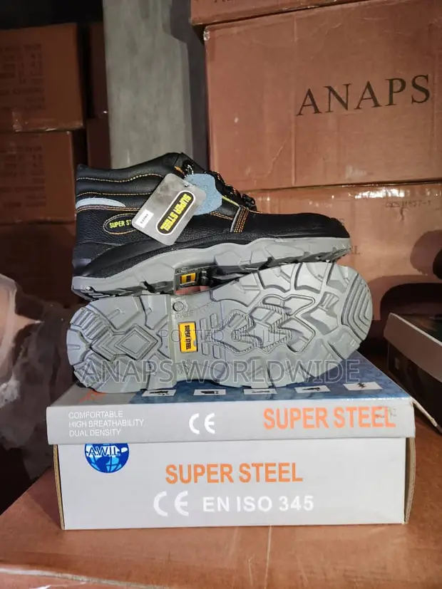 Super Steel Safety Boots - 1