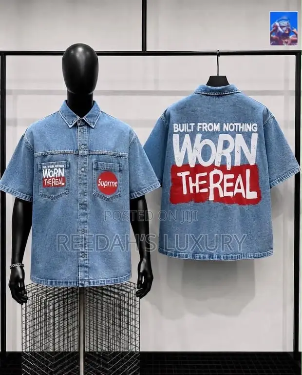 Worn The Real 'Built From Nothing' Premium Denim Shirt - 1