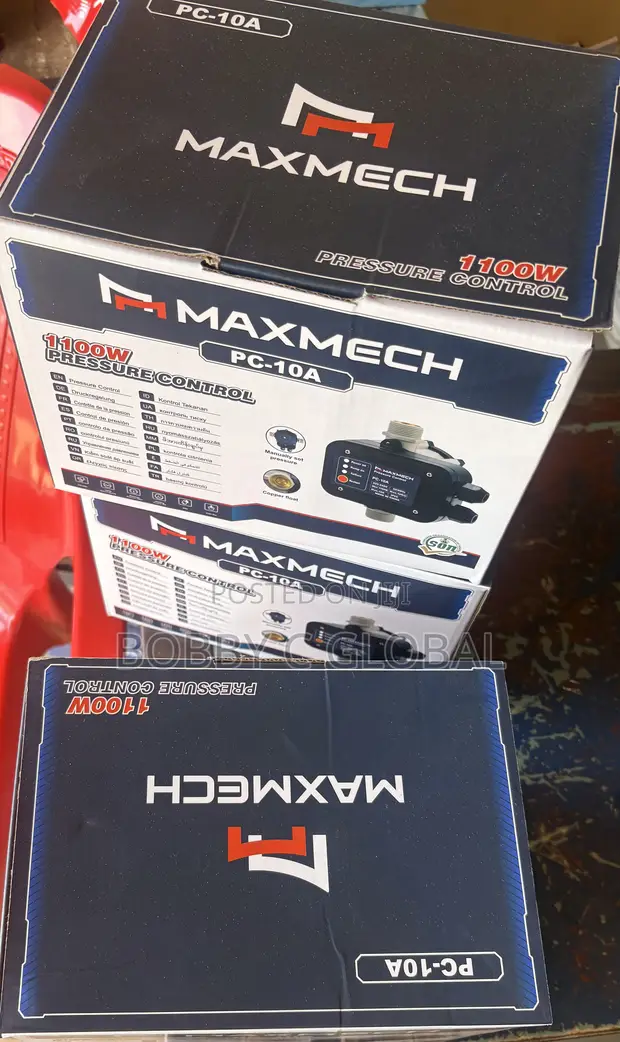 Maxmech PC-10A 1100W Automatic Water Pump Pressure Control - 1