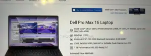 Dell Pro Max 16 Laptop - Intel Core Ultra 9, 32GB RAM, 1TB SSD