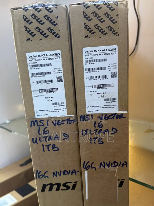 Sabo MSI Vector 16 HX AI A2XWIG Laptop - 1