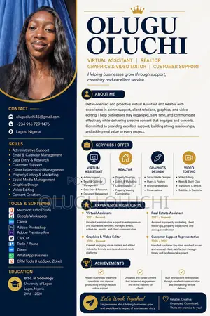 Customer Service CV - Detail-Oriented Communicator