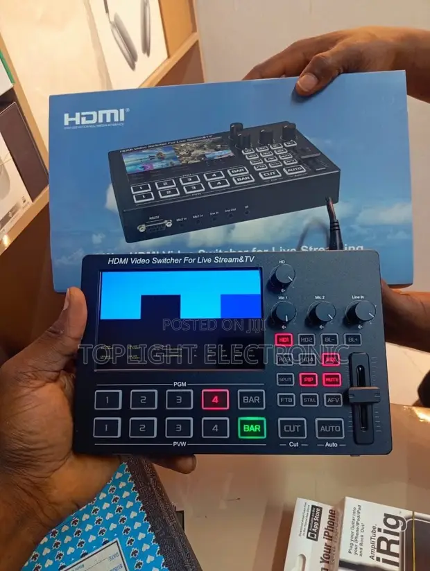 4-Way HDMI Video Switcher for Live Streaming - 1