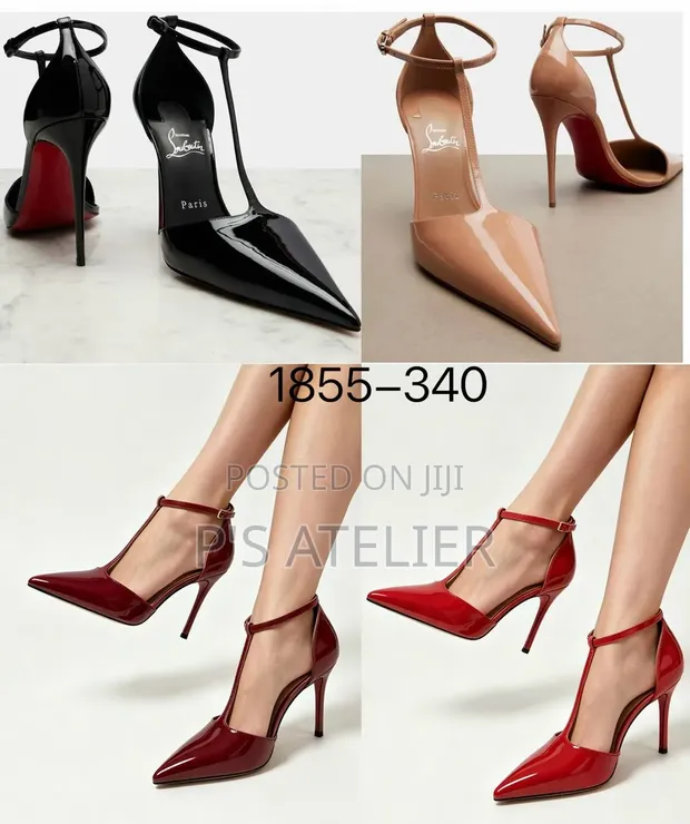 Christian Louboutin J String T-Strap Pumps - 1