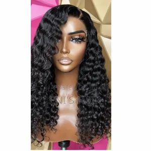 4x4 Closure Deep Wave Human Hair Wig
