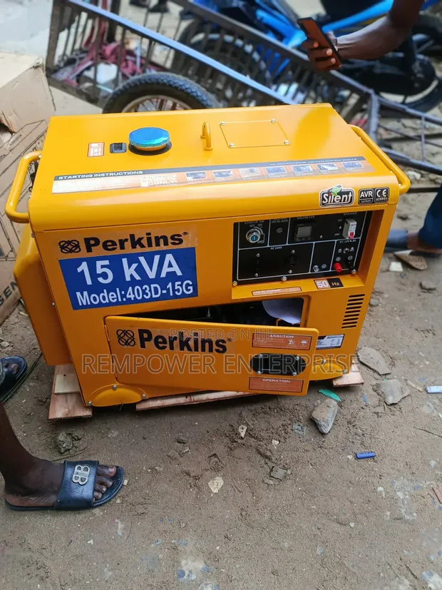 Perkins 15kVA Soundproof Generator - 1