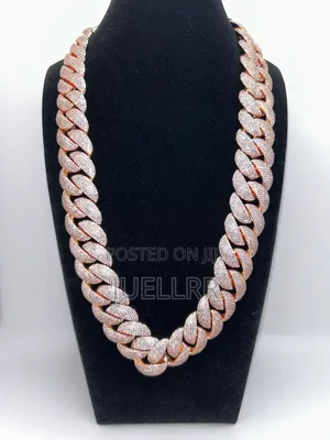 20mm Miami Cuban Link Chain Rose Gold Plated