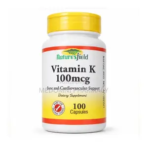 Nature's Field Vitamin K 100mcg - 100 Capsules