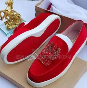 Billionaire Men's Classic Red Loafers - Size 40-45