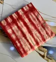 Kampala Shibori Fabric - Wine Red on Cream - 5