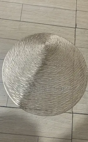 6pcs Gold PVC Dining Table Placemats