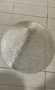 6pcs Gold PVC Dining Table Placemats - 1